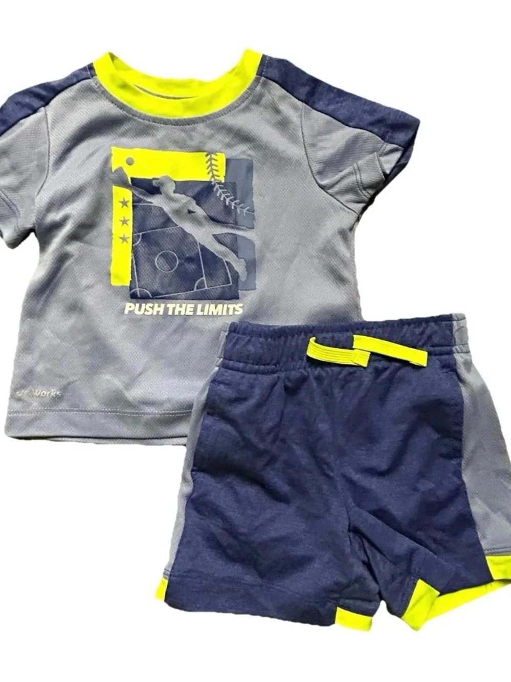 Baby Boy Summer Clothing Romper Athletic T Shirts Shorts Nike Size 12 Months - Picture 8 of 8